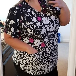 Scrub top 2xl